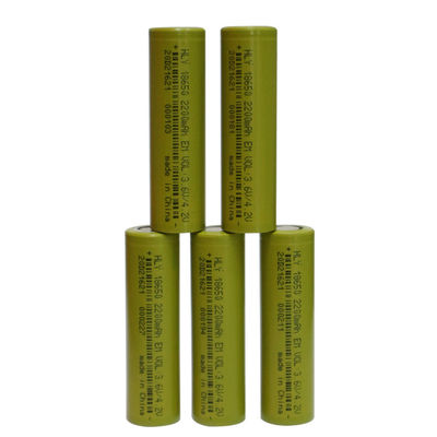 باتری استوانه ای قابل شارژ HLY 2200mah 18650 برای دوچرخه های برقی