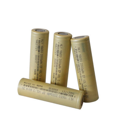 سلول های باتری 18650 با ظرفیت 500 بار شارژی 2000mah برای لوازم الکترونیکی مصرفی