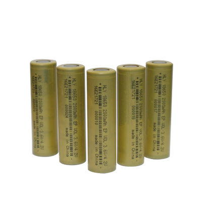 باتری لیتیوم یون قابل شارژ استوانه ای KC 18650 با چگالی انرژی بالا 3.6 ولت 2000 میلی آمپر ساعت