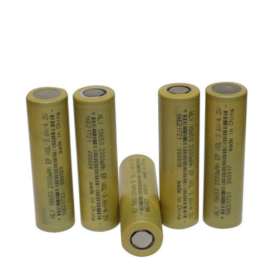سلول های باتری 18650 با ظرفیت 500 بار شارژی 2000mah برای لوازم الکترونیکی مصرفی