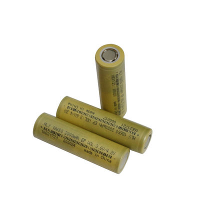 ذخیره انرژی Li Ion 2000mah 18650 باتری قابل شارژ KC CE BIS