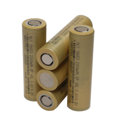 باتری لیتیومی قابل شارژ 18650 3.6 ولت با ظرفیت بالا 2200 mah 18650 برای جاروبرقی