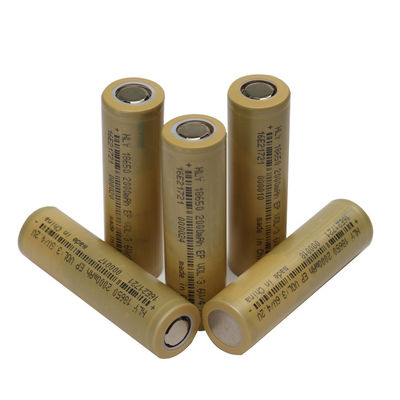 باتری لیتیوم یونی 18650 استوانه ای 3.6 v 2000mah باتری قابل شارژ FCC