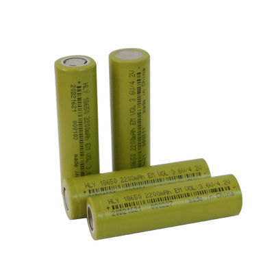 باتری لیتیوم یونی قابل شارژ سبک وزن 2200mah 18650 UN38.3 HLY