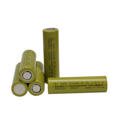 باتری قابل شارژ 3.6 V Li Ion 2200mah 18650 OEM ODM ایمنی بالا