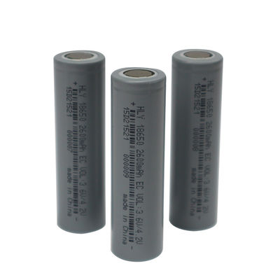 HLY لیتیوم یون باتری سلولی 2600mah 18650 باتری 3.6V قابل شارژ BIS