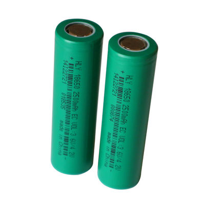 منبع تغذیه با ظرفیت بالا 2500mah 18650 باتری RoH برای اسکیت برد الکتریکی