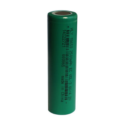 باتری لیتیوم یون قابل شارژ 3.6v 2500mah 18650 برای وسایل نقلیه الکتریکی