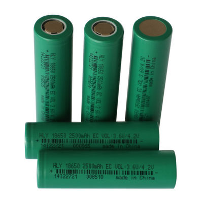 باتری قابل بازیافت 3.6 ولت 2500mah 18650 با چگالی انرژی بالا