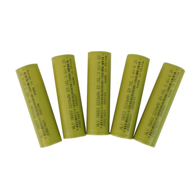 باتری قابل شارژ لیتیوم یون استوانه ای 3.6 ولتی با ایمنی بالا 2200mah 18650