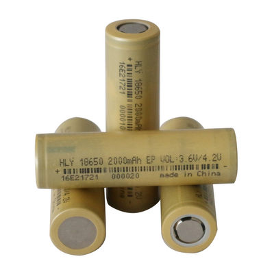 باتری لیتیومی KC 3.6 ولت 2000mah 18650 باطری مسطح با تخلیه بالا 500 بار