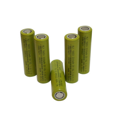 باتری لیتیومی قابل شارژ 18650 3.6v 2200mah منبع تغذیه باتری لیتیوم MSDS