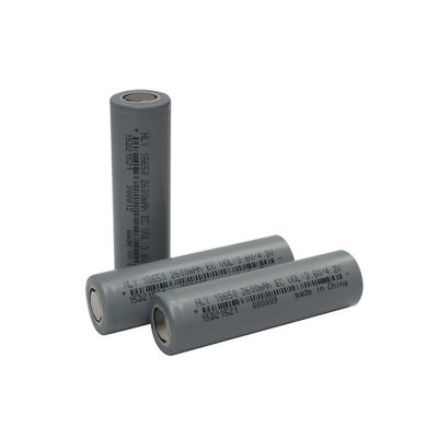 باتری استوانه ای قابل شارژ لیتیوم درجه 3.6 ولت باتری 2600mah 18650