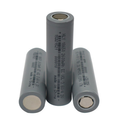 باتری استوانه ای قابل شارژ لیتیوم درجه 3.6 ولت باتری 2600mah 18650