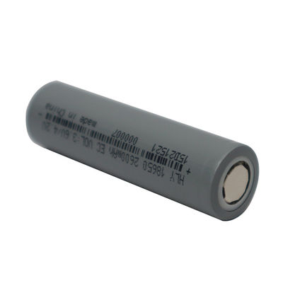 CE 3.6V High Drain 18650 باتری قابل شارژ لیتیوم یون باتری 2600mah
