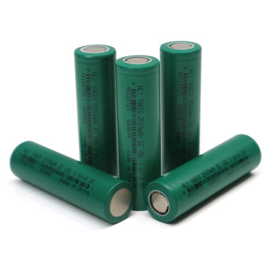 سلول های باتری استوانه ای OEM HLY 18650 3.6V 2500mah برای وسایل نقلیه الکتریکی