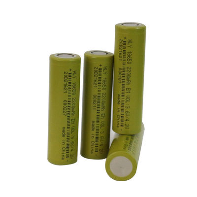 سلول باتری 18650 چرخه طولانی مدت، باتری لیتیومی 3.6 ولت 2200mah